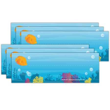 Eureka Seas the Day Tented Name Plates, 216PK 843245